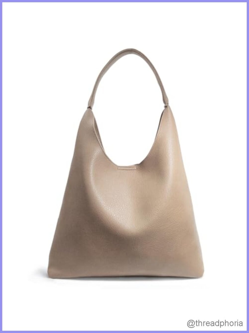 Soft Slouchy Hobo Bag Vegan Leather Shoulder Handbag Tote Purse